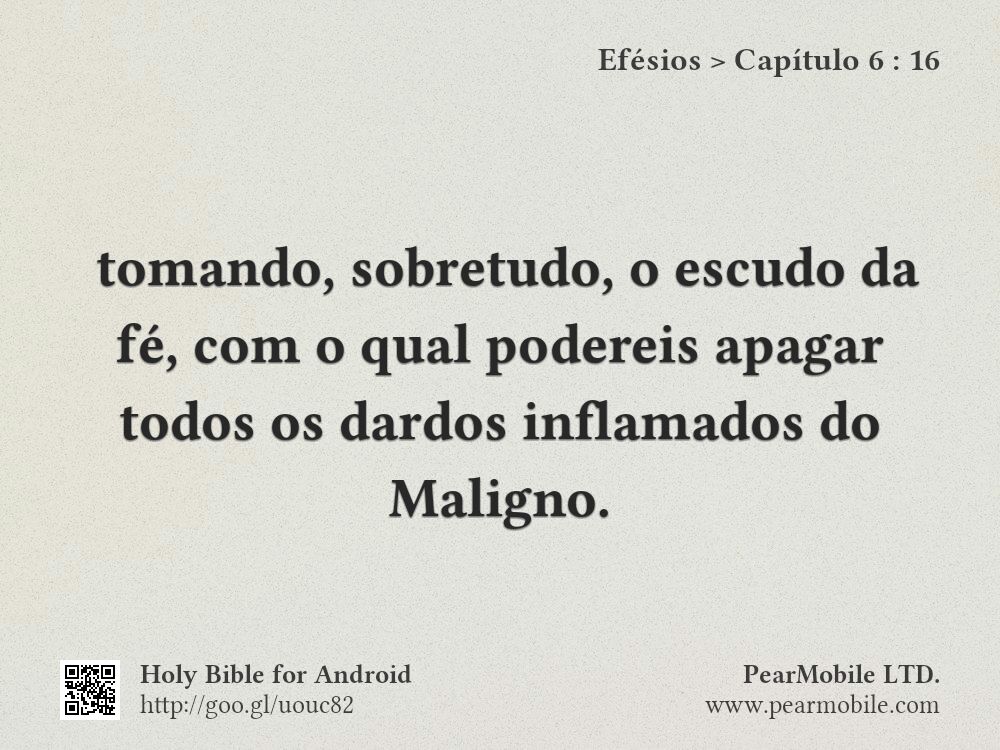 Efésios, Capítulo 6:16